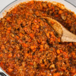 healthy pasta sauce with hidden vegetables