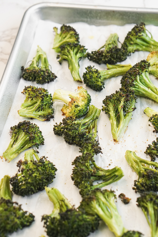 roasted broccoli florets 